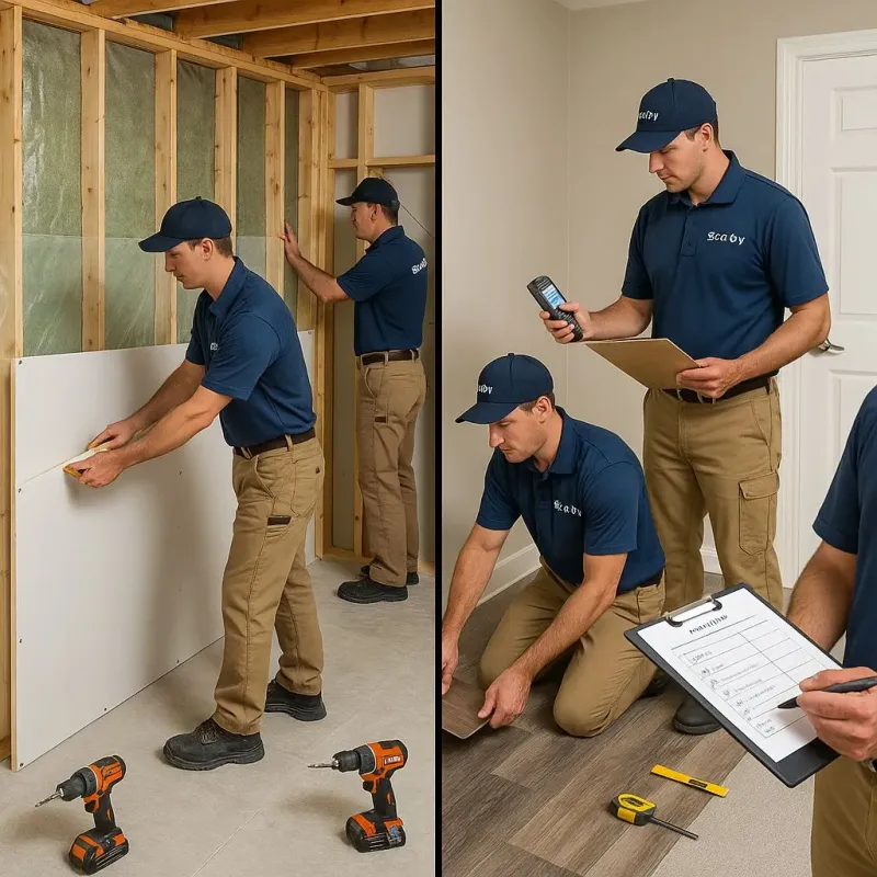 Repairs and Reconstruction process in North El Monte, CA